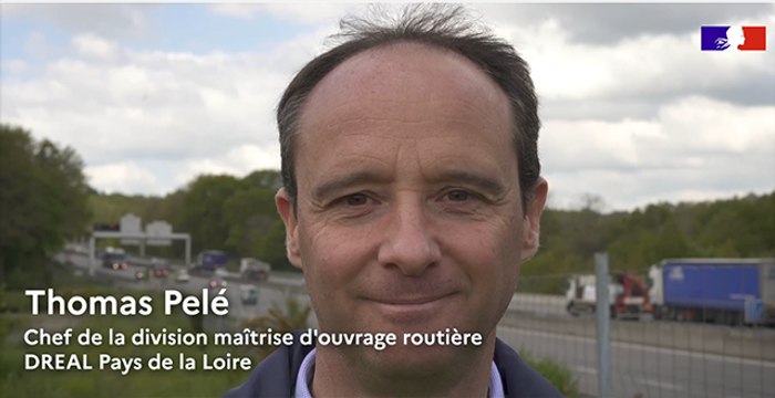 Portrait de Thomas PELÉ, chef de la division maîtrise d'ouvrage routière à la DREAL Pays de la Loire