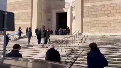 Lazio, il funerale di Francesco: l'arrivo di Bianchi e Fabiani