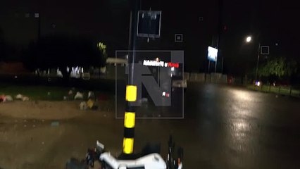 ¡Trágico! Un motociclista impactó contra un poste y perdió la vida