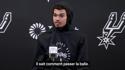 Spurs - Wembanyama loue l'impact "incroyable" de Chris Paul
