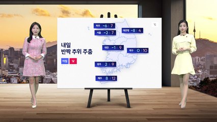 [날씨] 내일 반짝 추위 주춤...대기 무척 건조 / YTN