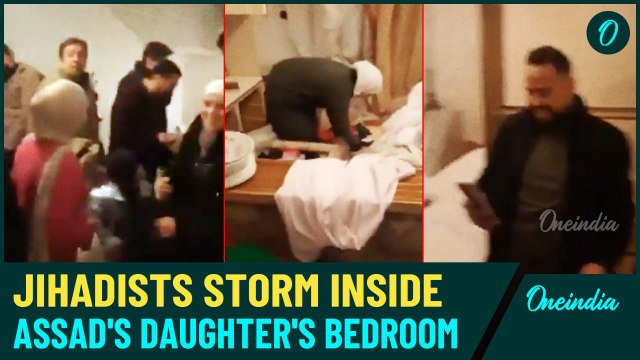 Viral Video: Syrian Rebels Storm Assad Daughter’s Bedroom | Louis Vuitton Bag, Jewels, Clothes &....