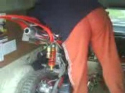 stef et son dirt bike 200cc