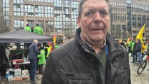 Les agriculteurs manifestent contre le Mercosur à Bruxelles