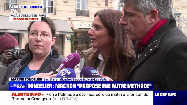 On va avoir besoin d'eux : Marine Tondelier (EELV) évoque le rôle de LFI à sa sortie de l'Élysée