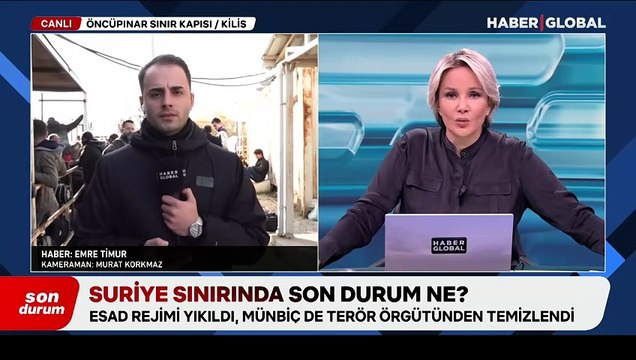 Öncüpınar Sınır Kapısı'nda Suriye'ye dönüş yoğunluğu