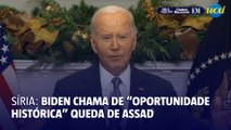 Biden chama queda de Assad de 'oportunidade histórica' para os sírios