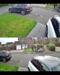 Police release footage as moped yobs attack Billingham home with bricks