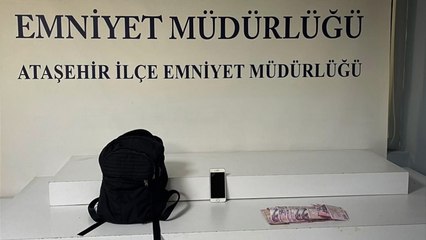 Ataşehir'de kapkaç olayı güvenlik kamerasında: Şüpheli tutuklandı