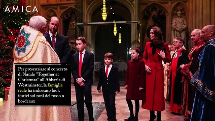 Non solo Kate: tutti look delle royal al Christmas Carol (e una sorpresa)