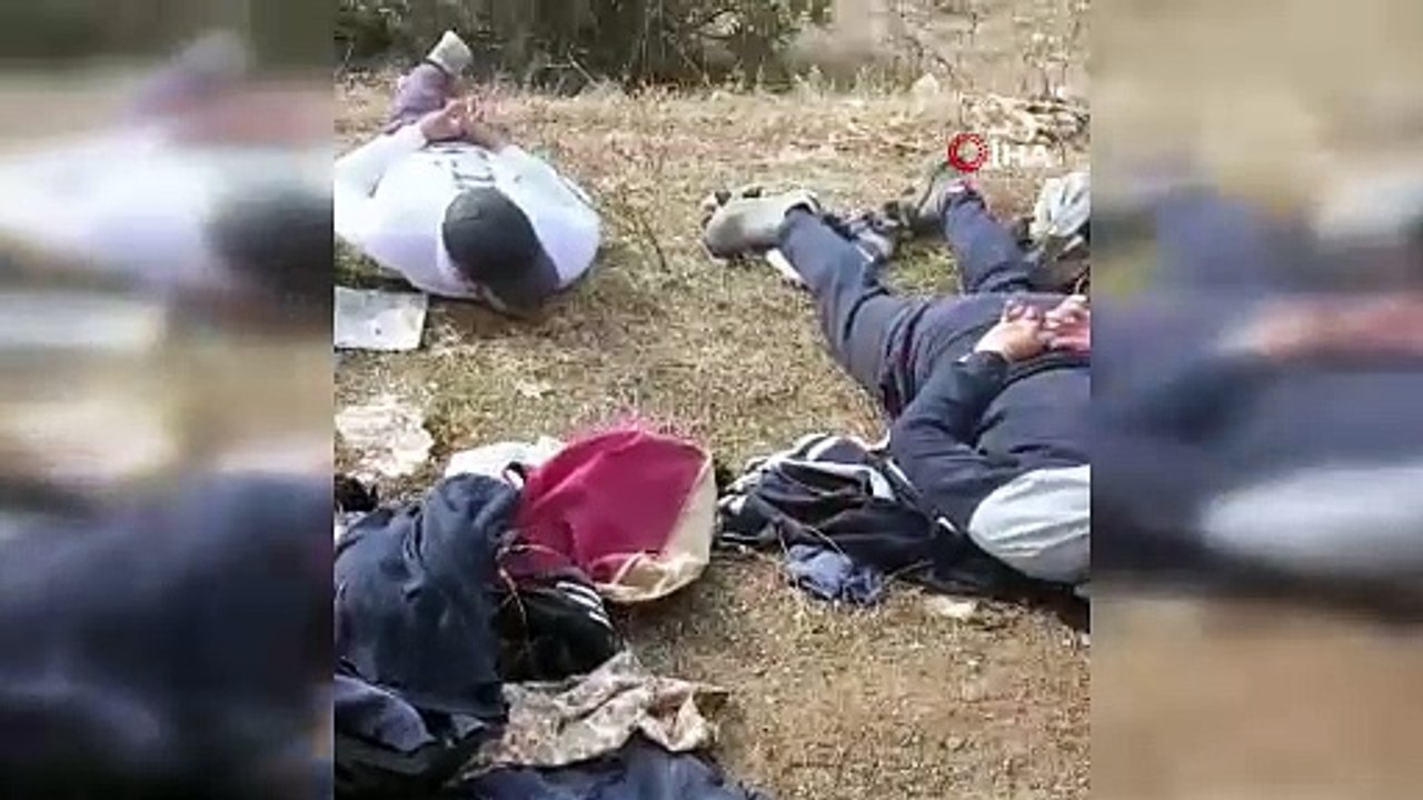 Suriye’de kaçmaya çalışan rejim askerleri görüntülendi