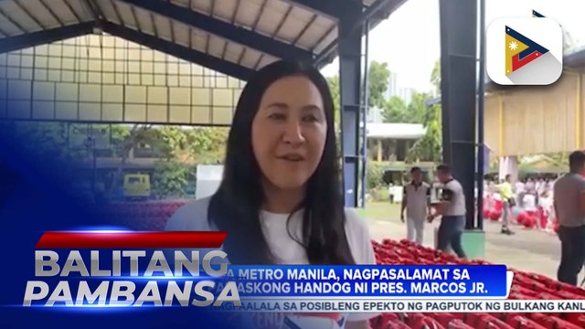 Mga lokal na pamahalaan sa Metro Manila, nagpasalamat sa maagang pamaskong handog ni PBBM