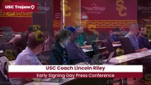 USC Trojans Coach Lincoln Riley Jahkeem Stewart Impact