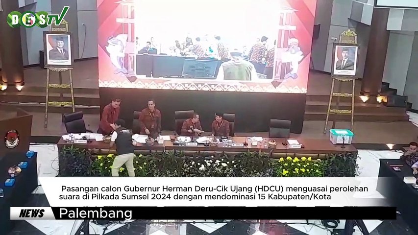 Herman Deru-Cik Ujang (HDCU) Unggul di 15 Kabupaten/Kota