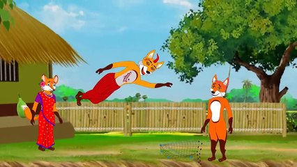 লাউ পুকুরে রুই মাছ _ Lao Pukure Rui Mach _ Fox Cartoon _ Rupkothar Golpo _ B_HD