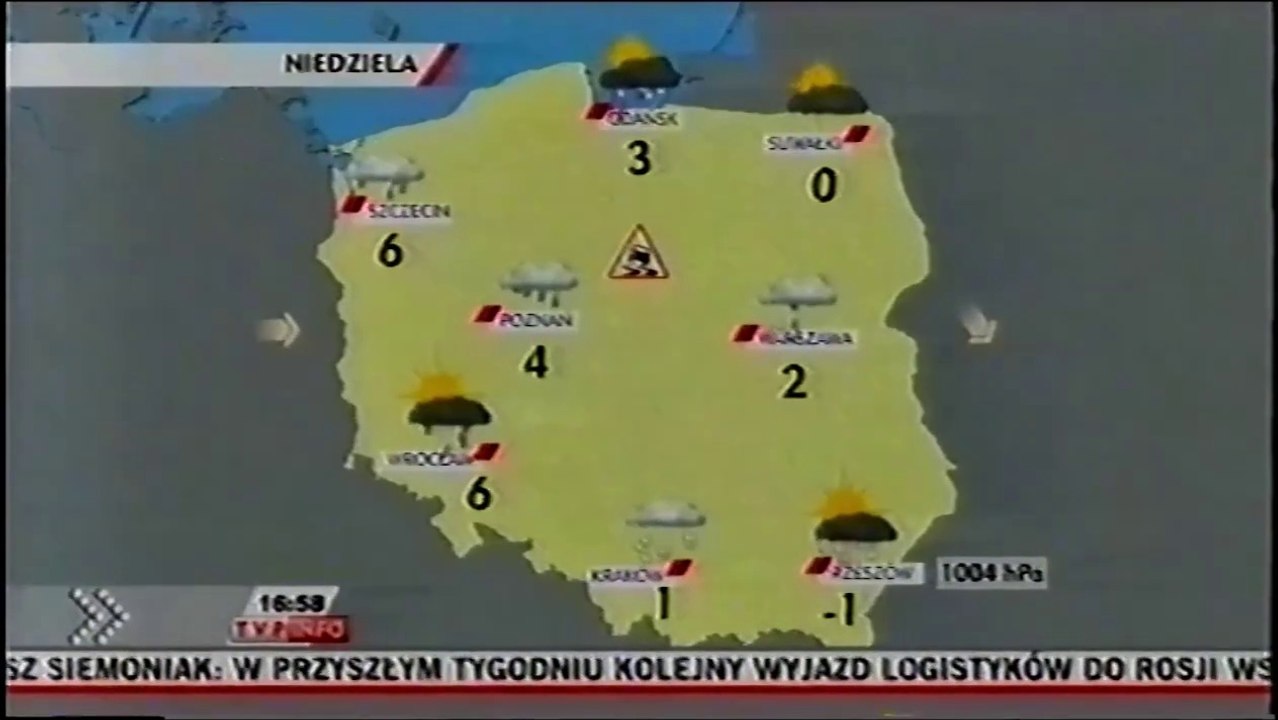 Info - fragment bloku reklamowego i pogody - 23.12.2012