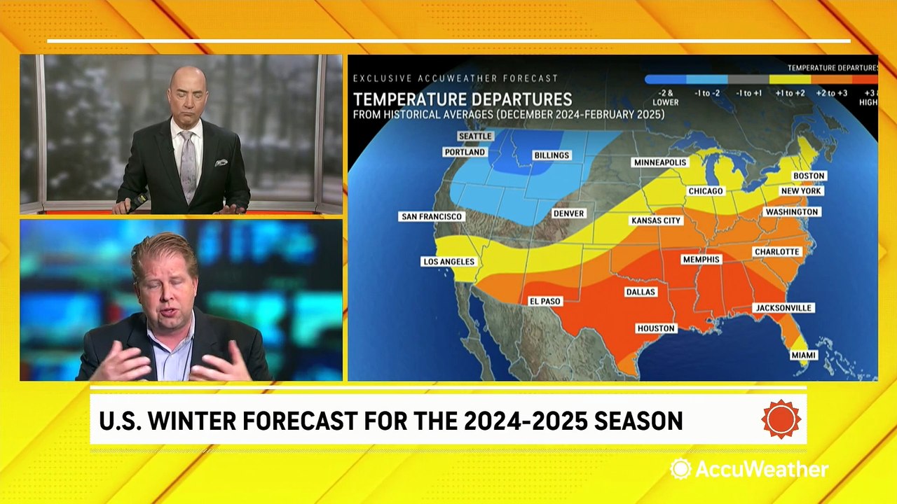 A look at AccuWeather's winter forecast for 2024-2025