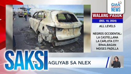 Kotse, nagliyab sa NLEX | Saksi