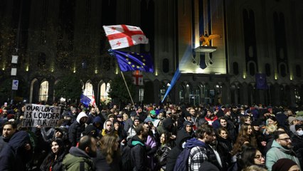 Georgier demonstrieren für EU-Anbindung und gegen staatliche Gewalt