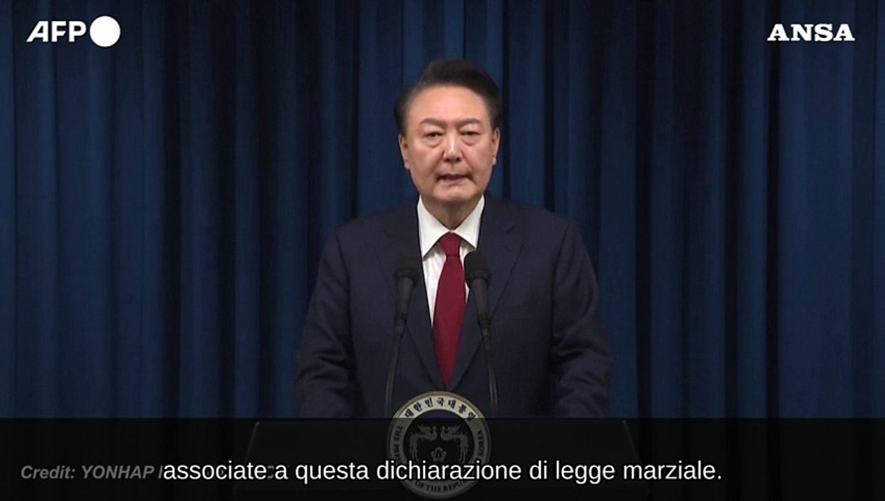 Corea del Sud, Yoon Suk-yeol: "Il mio partito decidera' sul mio mandato"