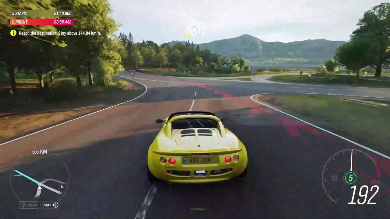 RACING A TINY SPORTS CAR