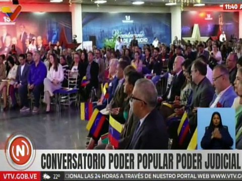 Caracas | Tribunal Supremo de Justicia inicia conversatorio Poder Popular, Poder Judicial