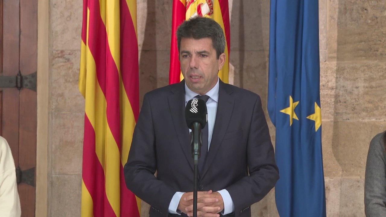 Mazón apuesta por un homenaje a las víctimas de la dana "cuando corresponda" junto al Gobierno