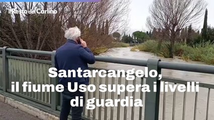 Allerta a Santarcangelo: il fiume Uso supera i livelli di sicurezza 🌊