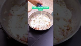 Des pâtes crémeuses et gourmandes au chèvre et aux lardons 😍🍝| 750g