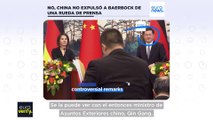 Euroverify: La ministra de Asuntos Exteriores de Alemania no fue expulsada de una rueda de prensa en China