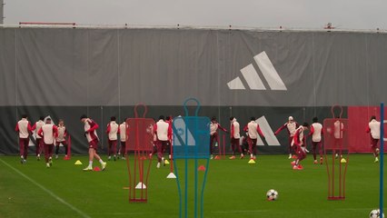 Bayern Munich players go through final preparations of Shakhtar Donetsk trip