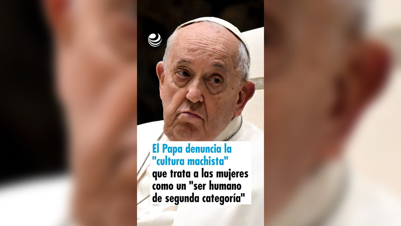 El Papa denuncia la "cultura machista" que trata a El Papa Francisco recibió esta mañana a la comisión permanente de Manos Unidas, encargada de coordinar las campañas contra el hambre en el mundo, ante los mujeres como un "ser humano de segunda categoría"