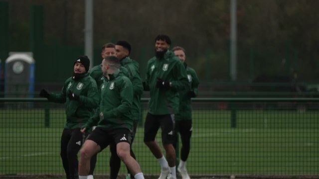 Emery leads Villa training ahead of UCL trip to Leipzig