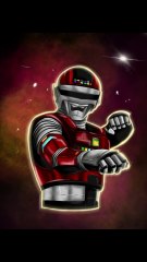 FONSIJA YANG ARTS - Uchuu Keiji Sharivan - DIGITAL ART - PROCREATE