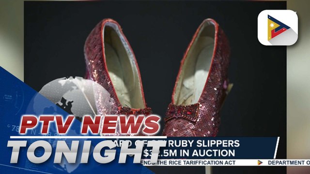 'Wizard of Oz' ruby slippers sell for $32.5-M in auction