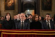 Los ministros, junto a Mazón en el funeral por la DANA