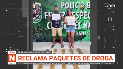 RECLAMA PAQUETES DE DROGAS