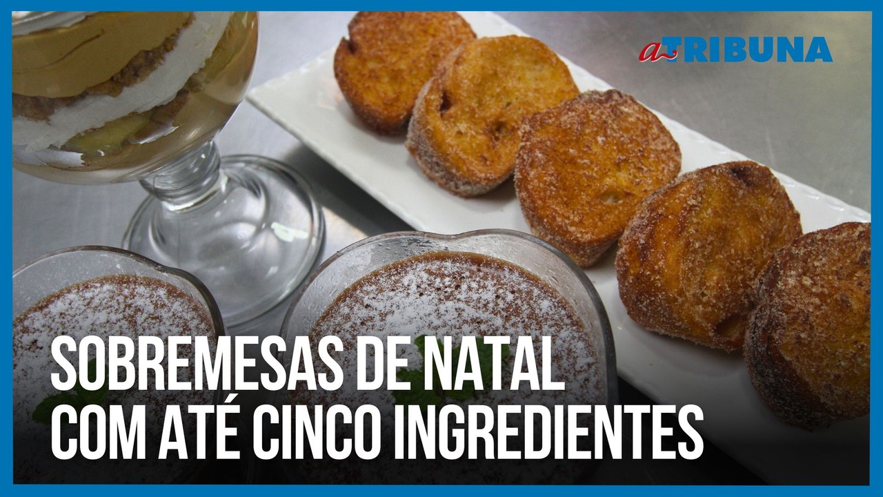 Sobremesas de Natal com até cinco ingredientes | Como Fazer