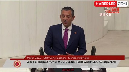 TBMM Genel Kurulu... Özgür Özel: "Erdoğan'ın İsyanının Arkasında Bir Düzenin Sona Ermiş Olması Vardır"