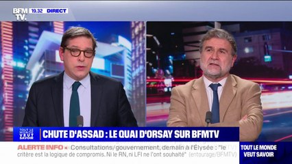 Christophe Lemoine, porte-parole du Quai d'Orsay: "Le dialogue qui va s'ouvrir dans le cadre de la recomposition politique de la Syrie devra être inclusif"