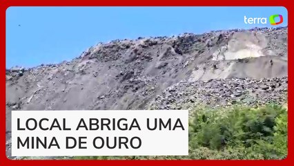 Deslizamento em mina provoca retirada de mais de 79 pessoas em MG