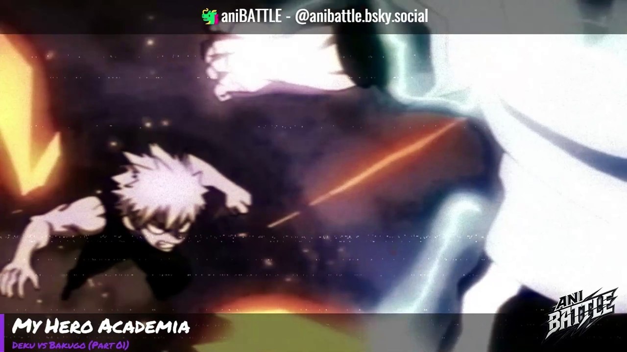 My Hero Academia - Deku vs Bakugo | ANIBATTLE
