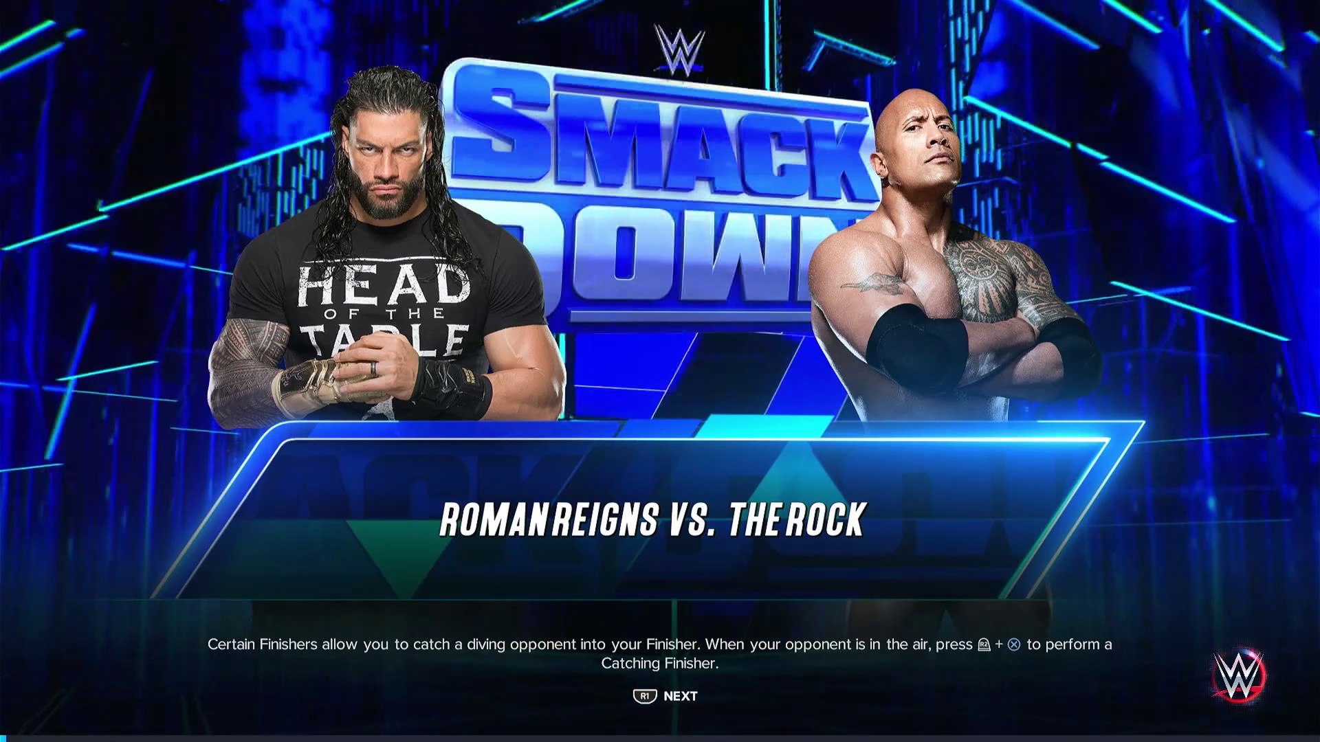 ⁣Roman Reigns vs. The Rock