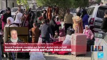 European countries suspend Syrian asylum decisions after Assad's fall