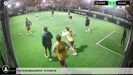 Faute de Benjamin M - Fc Paris 18