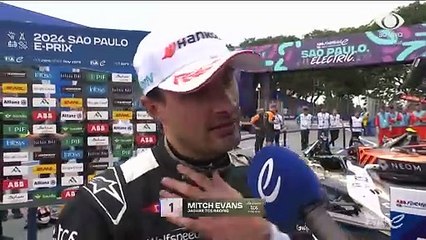 'Foi uma corrida maluca': Mitch Evans explica vitória na F-E em SP após largar em último