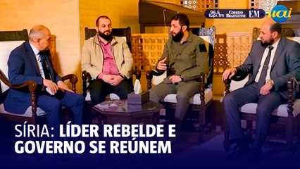 Líder rebelde se reúne com governo sírio