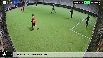 Faute de Lucas A - Olympique Palois