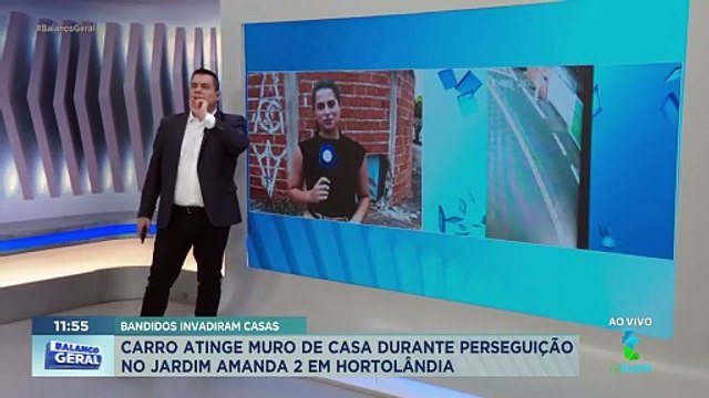 Perseguição policial termina em acidente em Hortolândia; casal preso após roubo a idoso