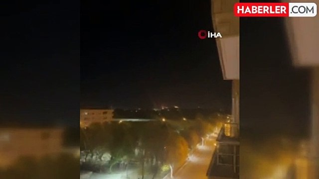 İsrail, Kamışlı Havalimanı'nı vurdu! Yükselen alevler Mardin'den görüntülendi